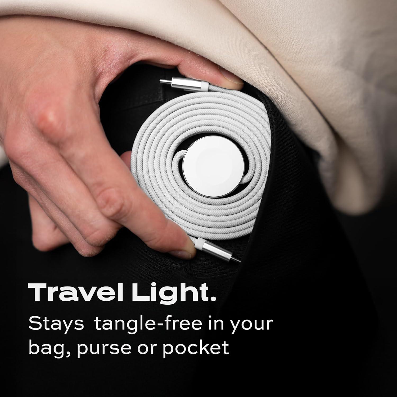 Cargador USB C 2-en-1 Statik MagStack - Compatible Apple Watch