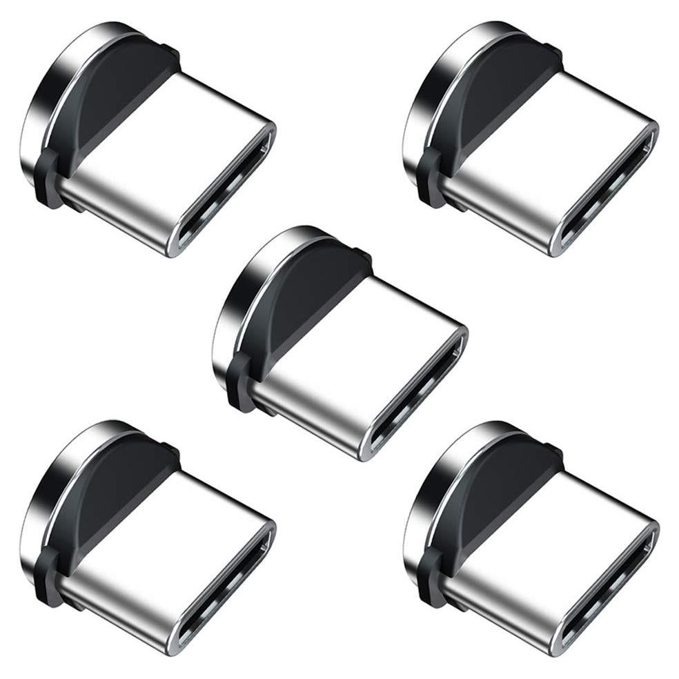 Conectores Magnéticos USB Tipo-C Ankndo [Paquete de 5] 360°