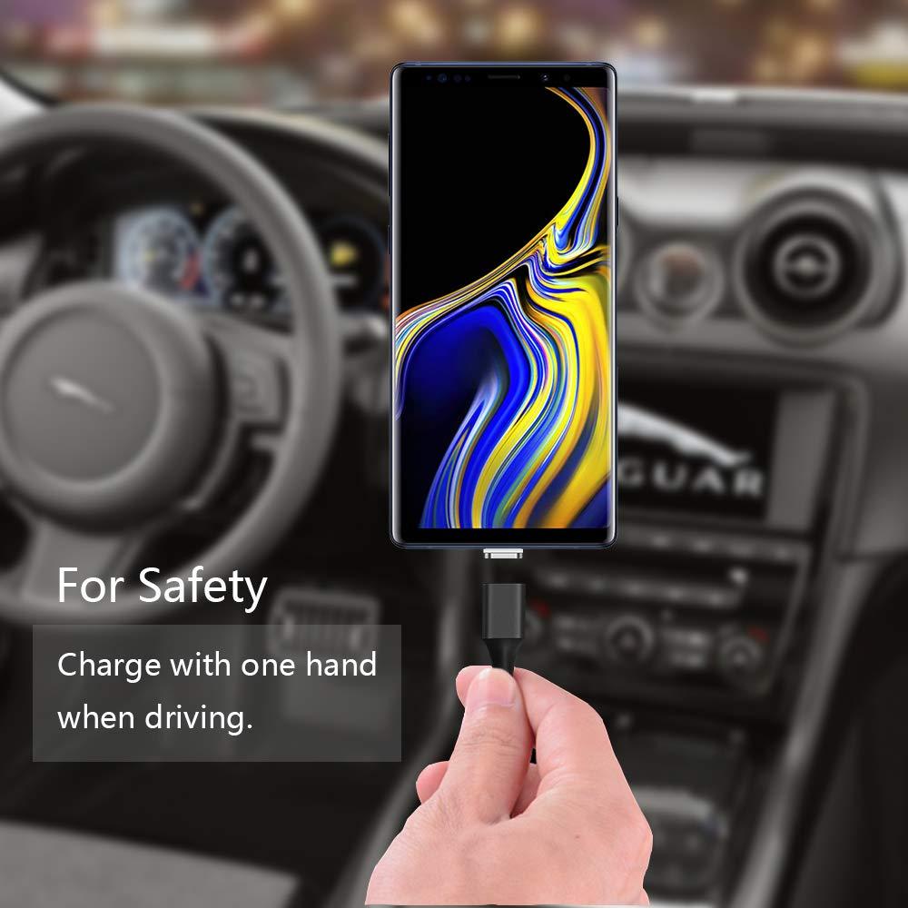 Cable de Carga Magnético N. NETDOT 2.0m Negro - 3 Paquetes