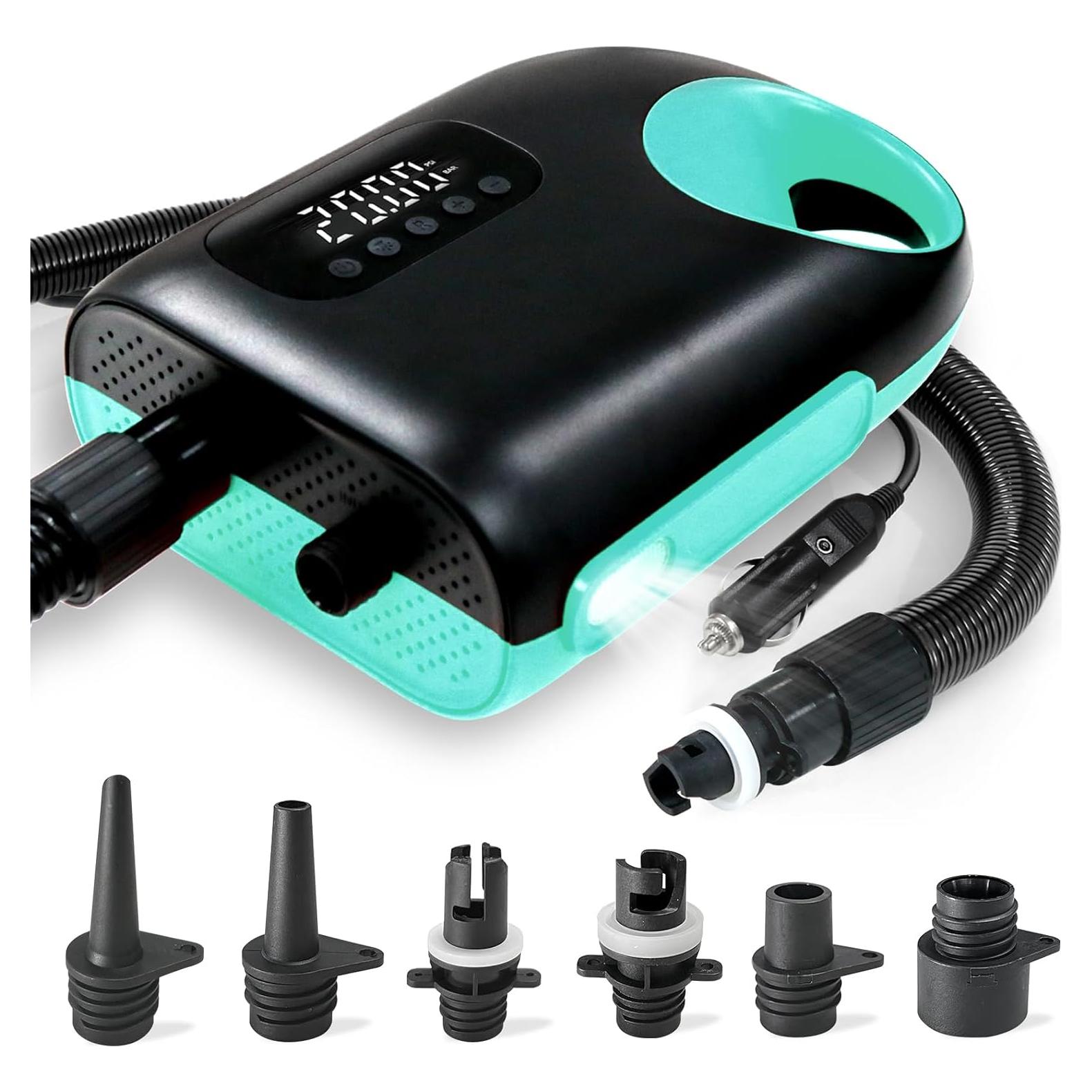 Bomba Eléctrica SUP Karltion 20 PSI Doble Etapa Turquesa