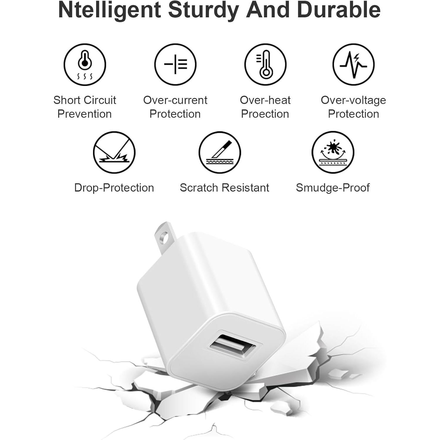 Cargador Magnético JUCDEKE para Apple Watch 1M Blanco