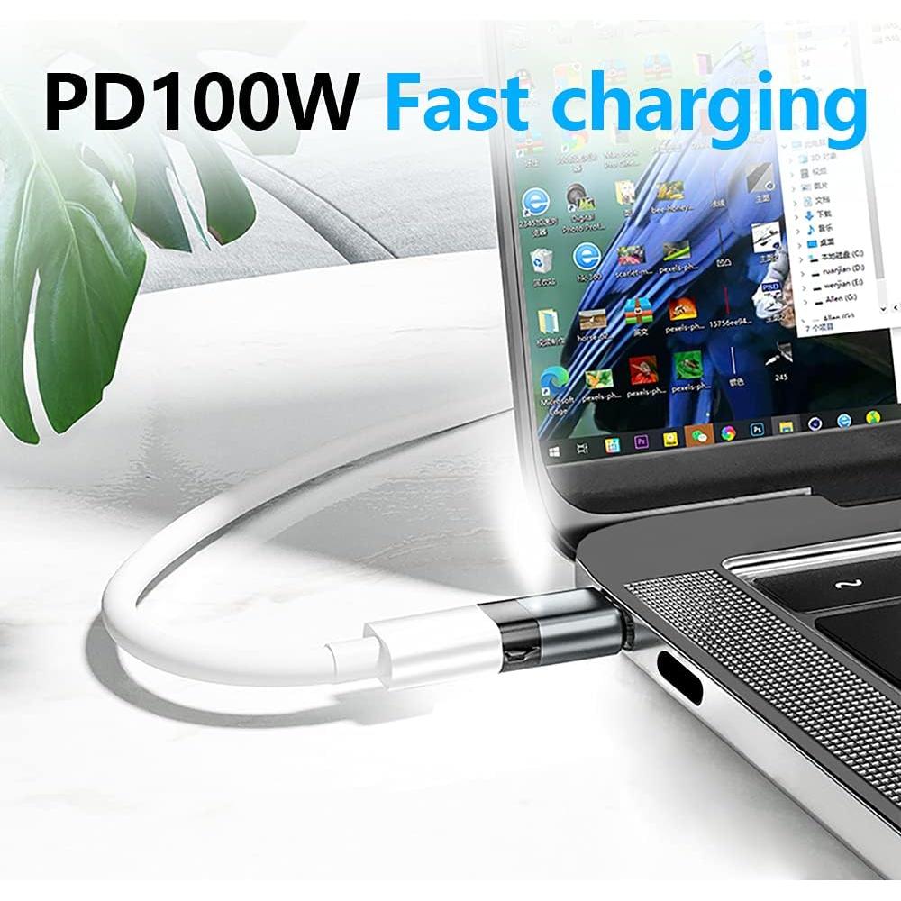 Adaptador Magnético USB C 24 Pines AUCON Carga Rápida 100W