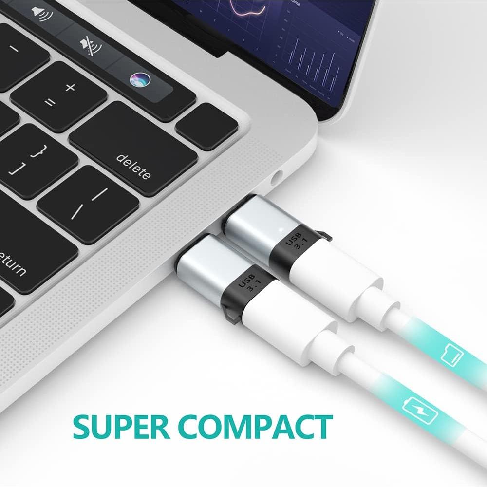 Adaptador Magnético USB C 24 Pines AUCON Carga Rápida 100W