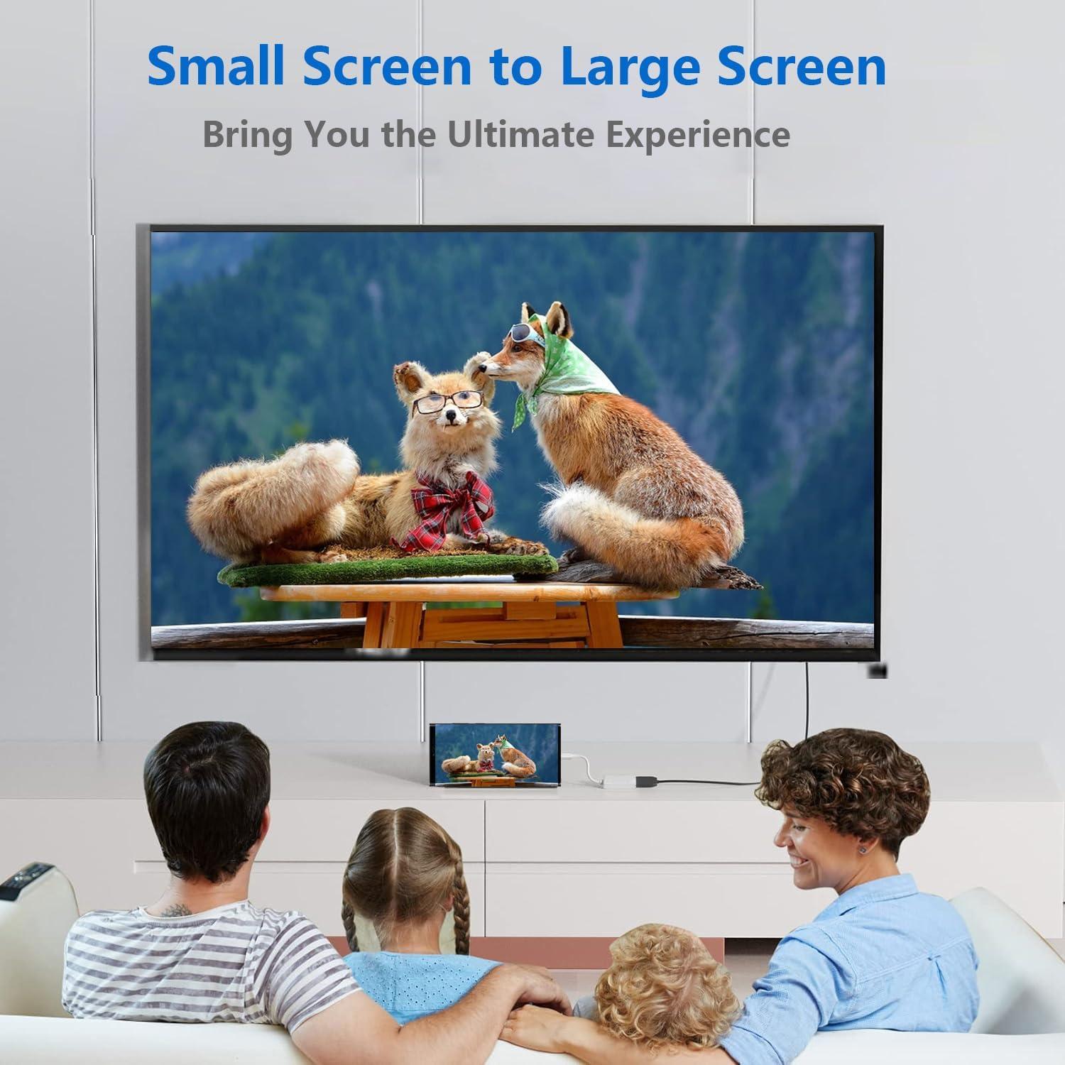 Adaptador USB-C a HDMI 4K 60Hz Wahbite para iPhone 15/16