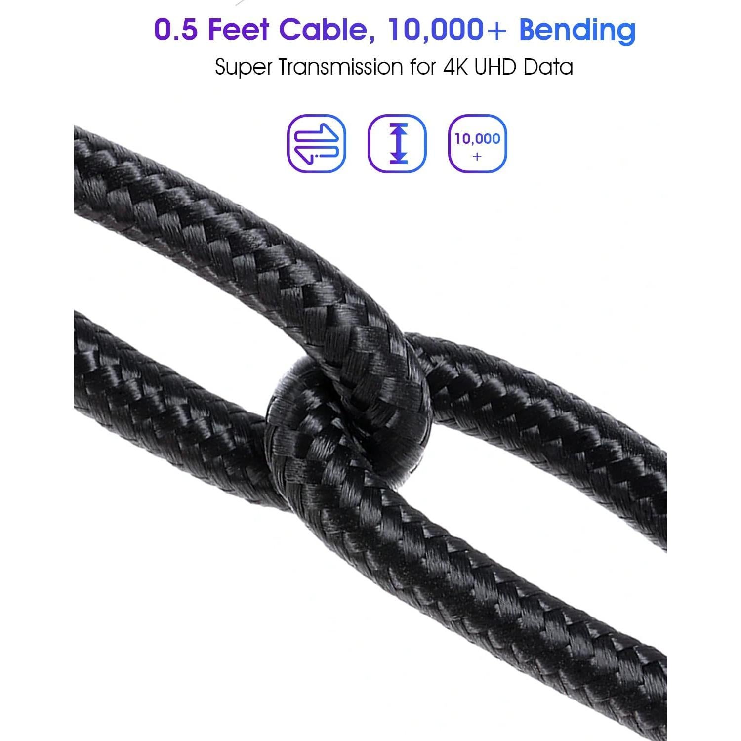 Adaptador USB C a HDMI 4K 60Hz Kobilar - Aluminio Negro