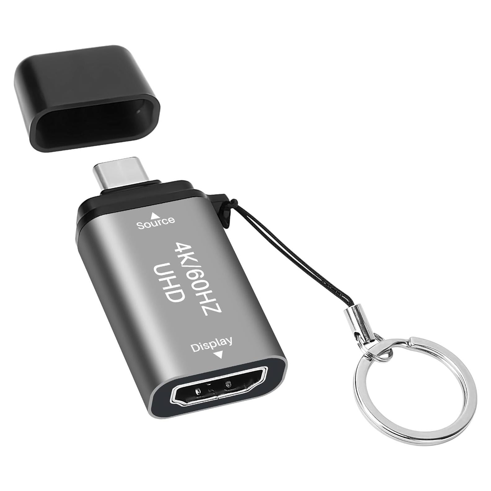 Adaptador USB C a HDMI 4K Lamroyce 18g Compatible iPhone y Mac