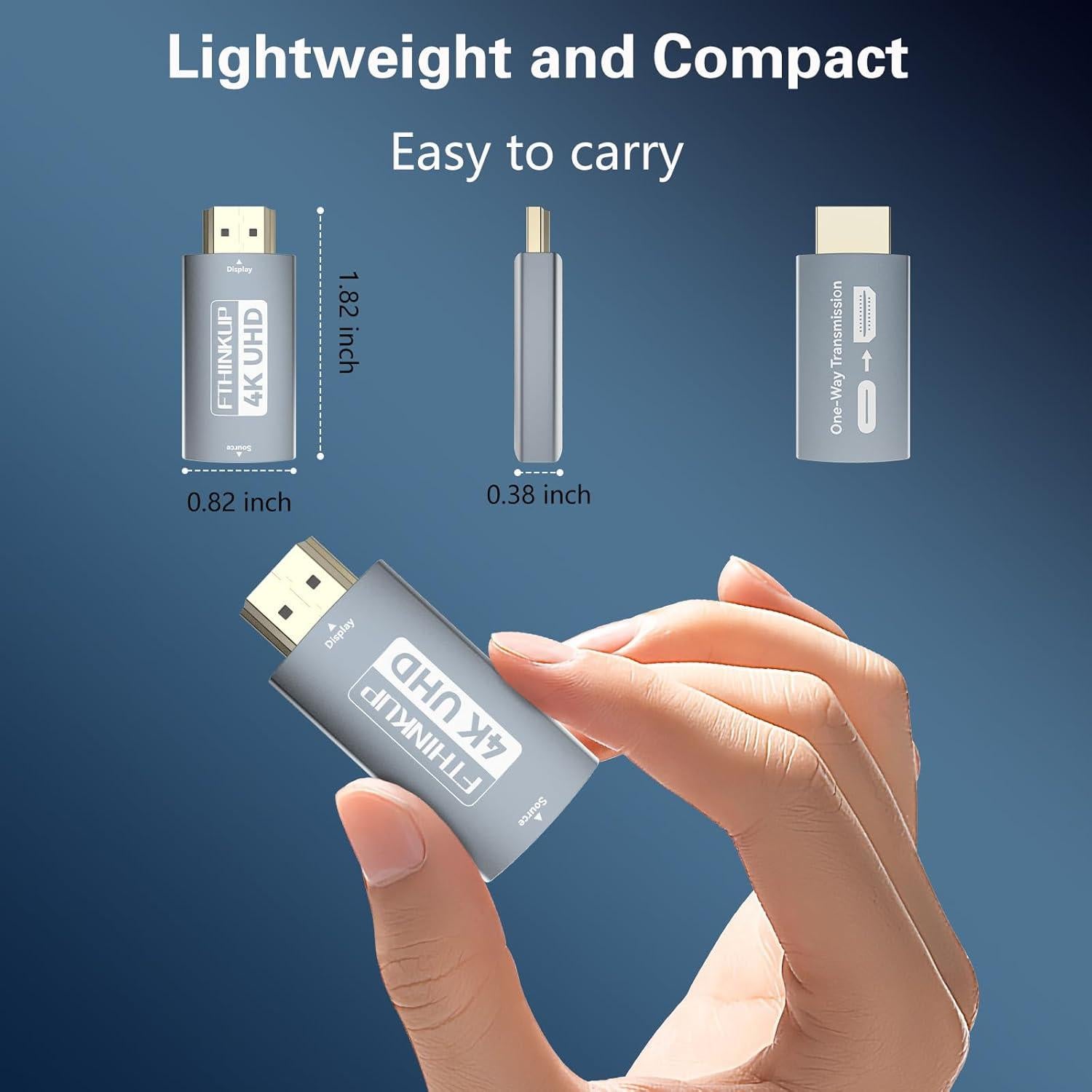 Adaptador USB-C a HDMI 4K FBesteam 1m Plug & Play