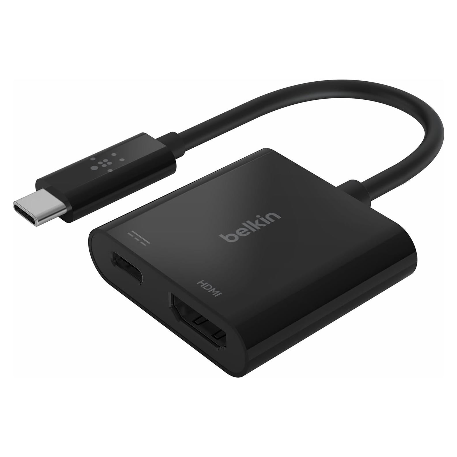 Adaptador USB-C a HDMI Belkin AVC002btBK 4K + Carga 60W