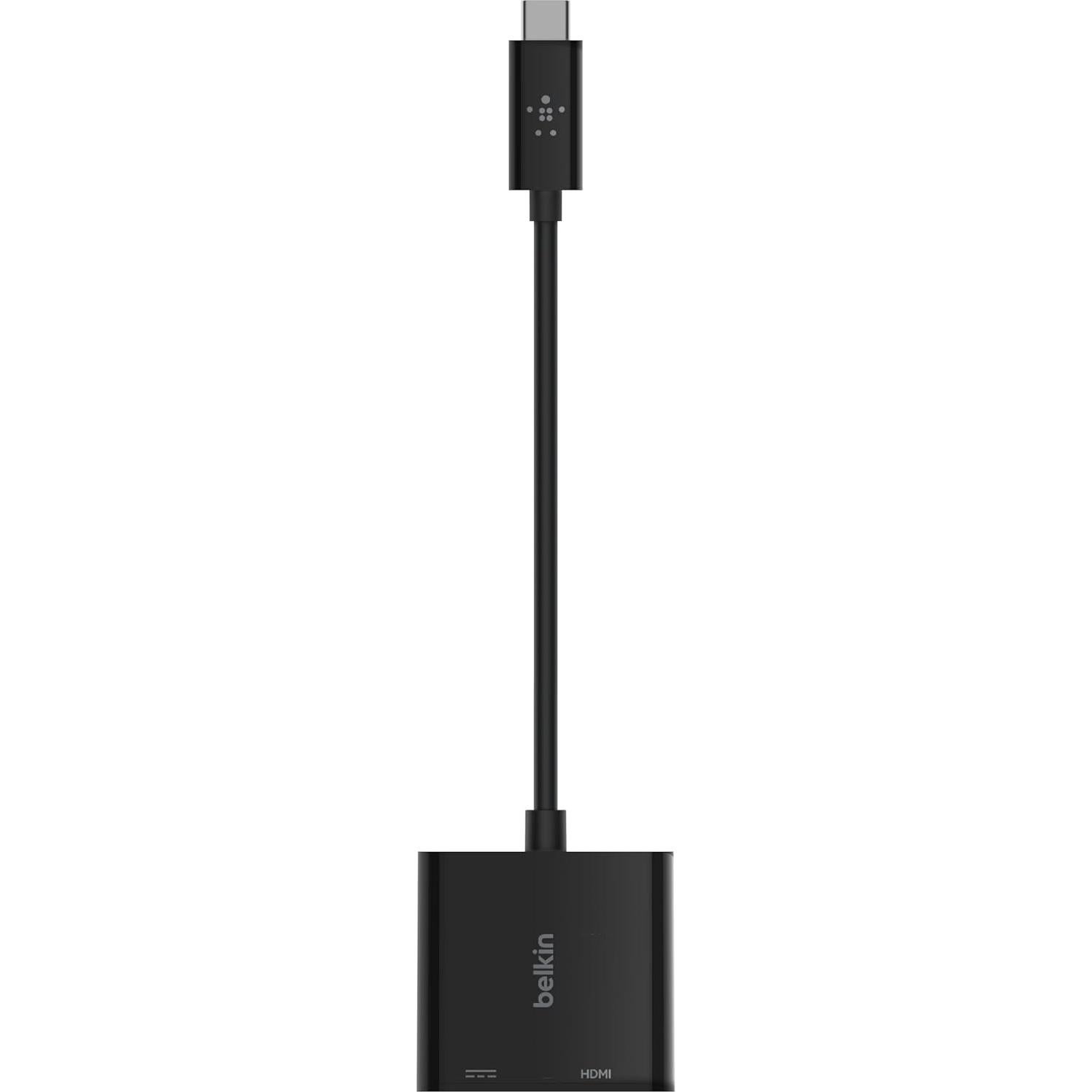 Adaptador USB-C a HDMI Belkin AVC002btBK 4K + Carga 60W