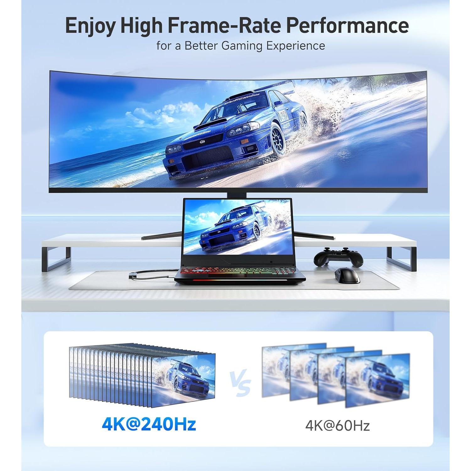 Adaptador USB C a HDMI 2.1 Cable Matters 48Gbps 140W 8K 60Hz