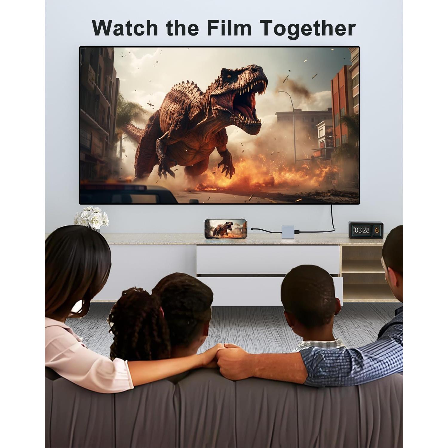 Adaptador USB-C a HDMI Gmeaou para iPhone 15, 4K 30Hz