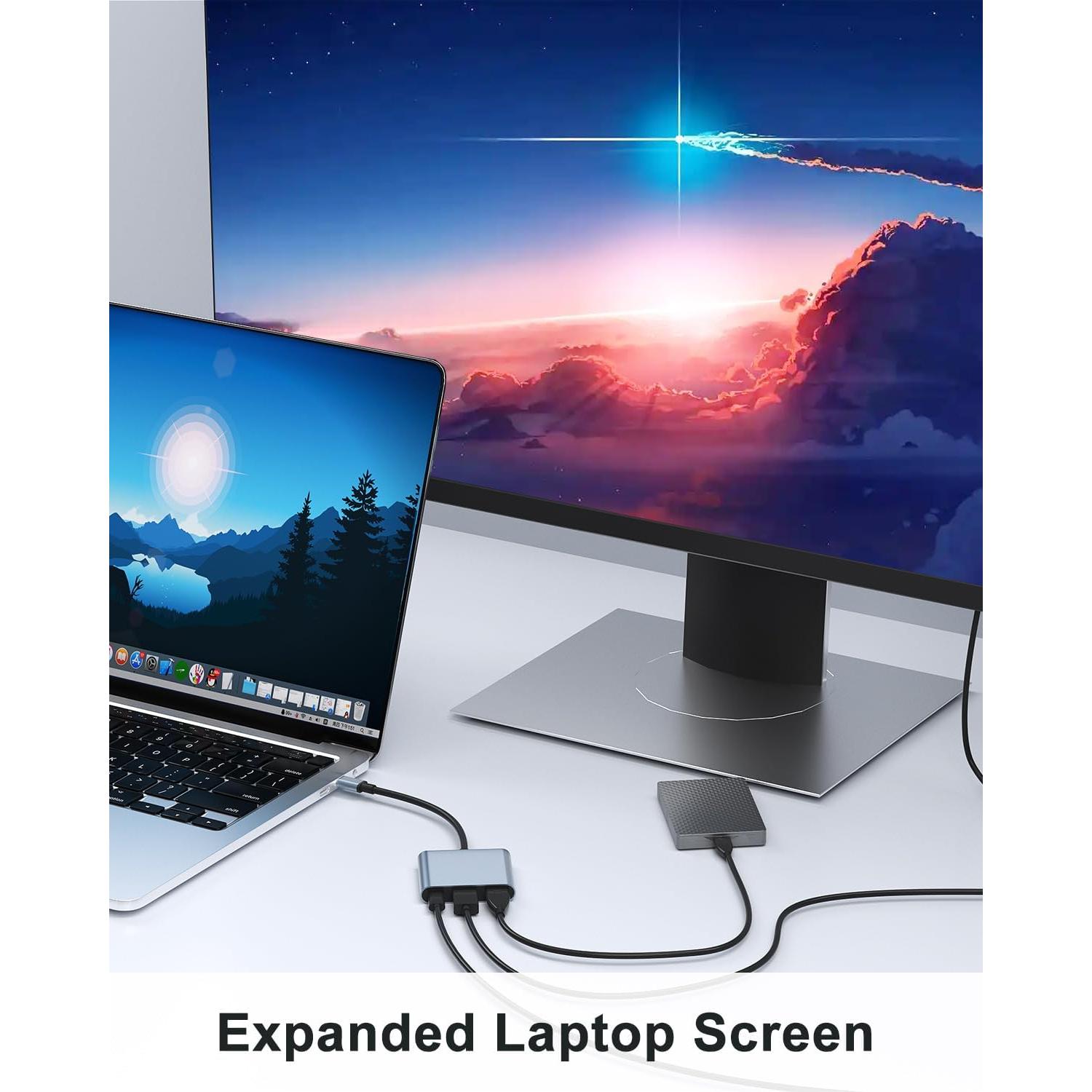 Adaptador USB-C a HDMI Gmeaou para iPhone 15, 4K 30Hz