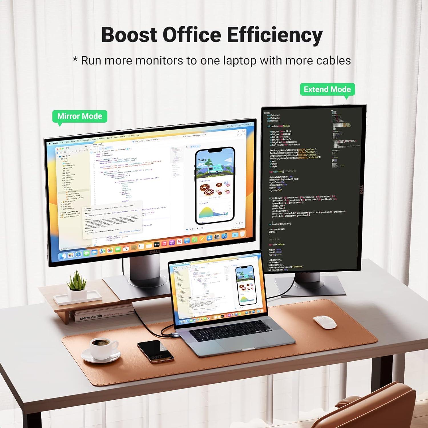 UGREEN Cable USB C a HDMI 4K 60Hz 2.0m para MacBook y iPhone