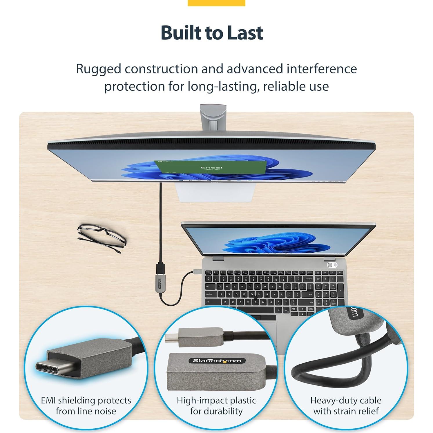 Adaptador USB-C a HDMI StarTech 4K 60Hz HDR10 Compacto