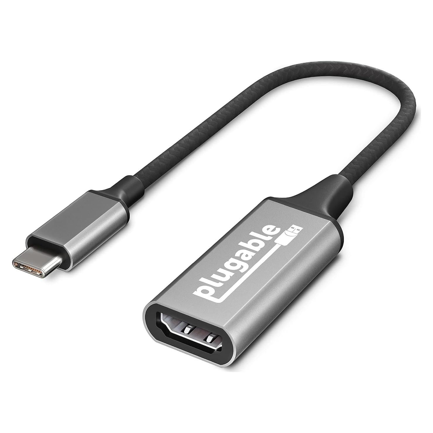 Adaptador USB-C a HDMI 4K Plugable USBC-HDMI 60Hz