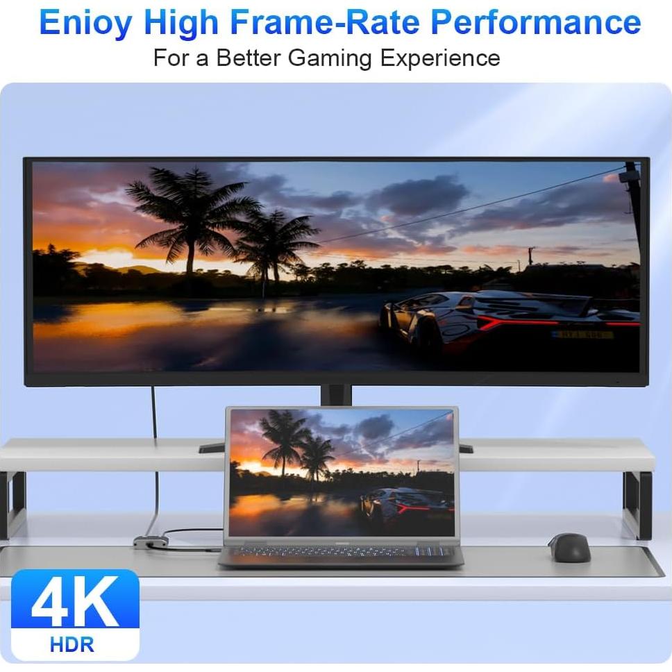 Adaptador USB C a HDMI 4K AUKOKIOULA - Compatible iPhone 15/16