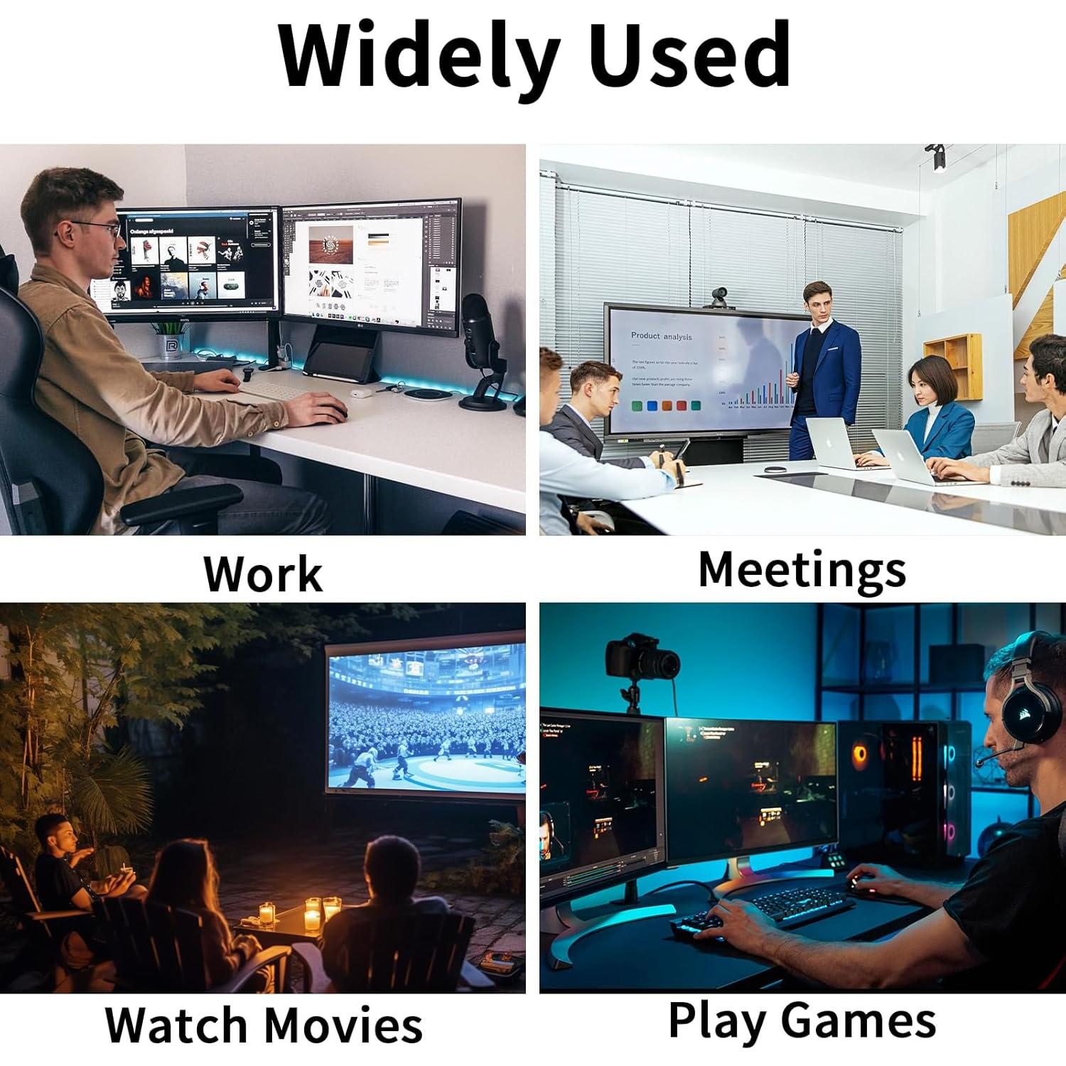 Adaptador USB C a Doble HDMI Aplimln 4K@60Hz para Laptop