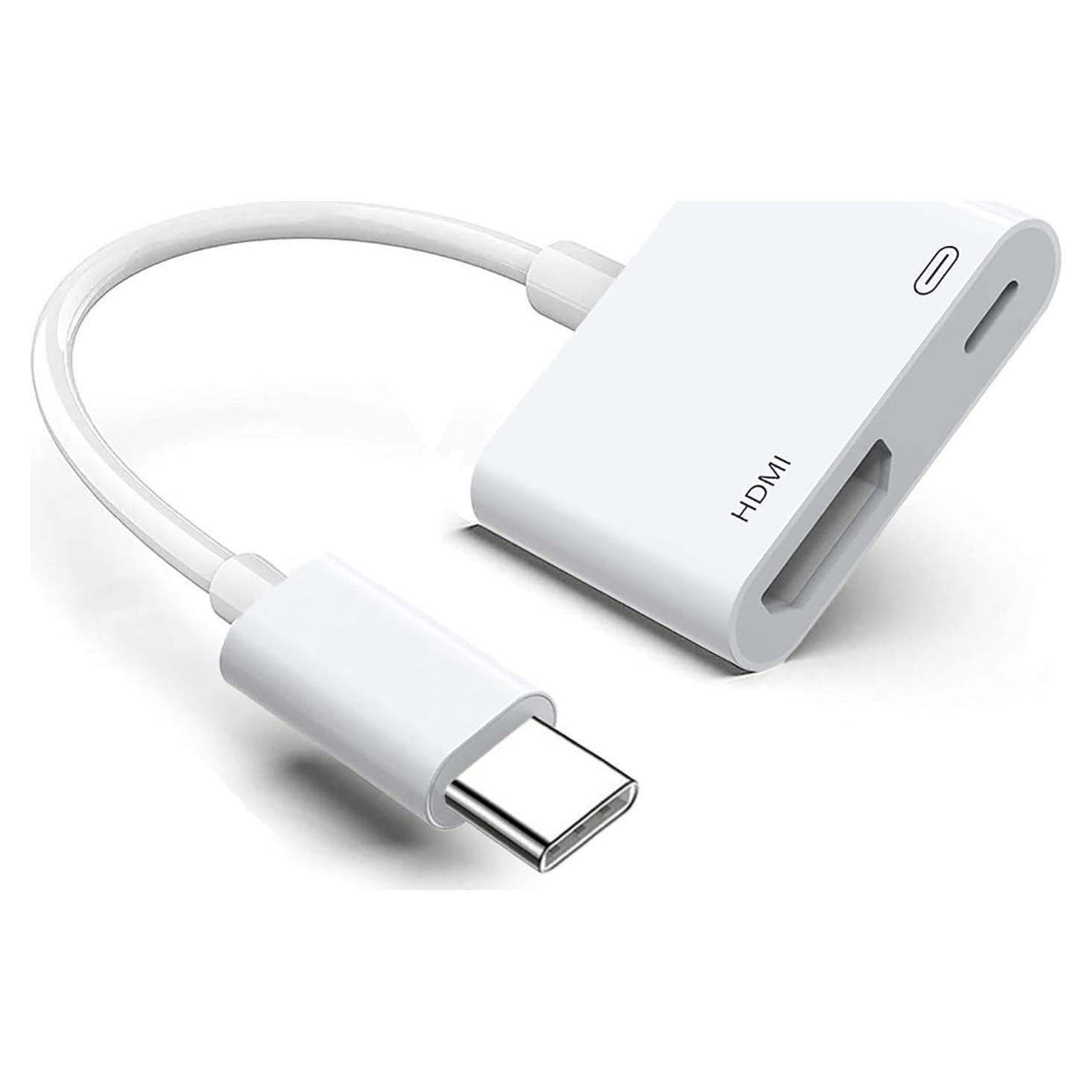 Adaptador HDMI Digital USB-C 4K Hatuge para iPhone y iPad