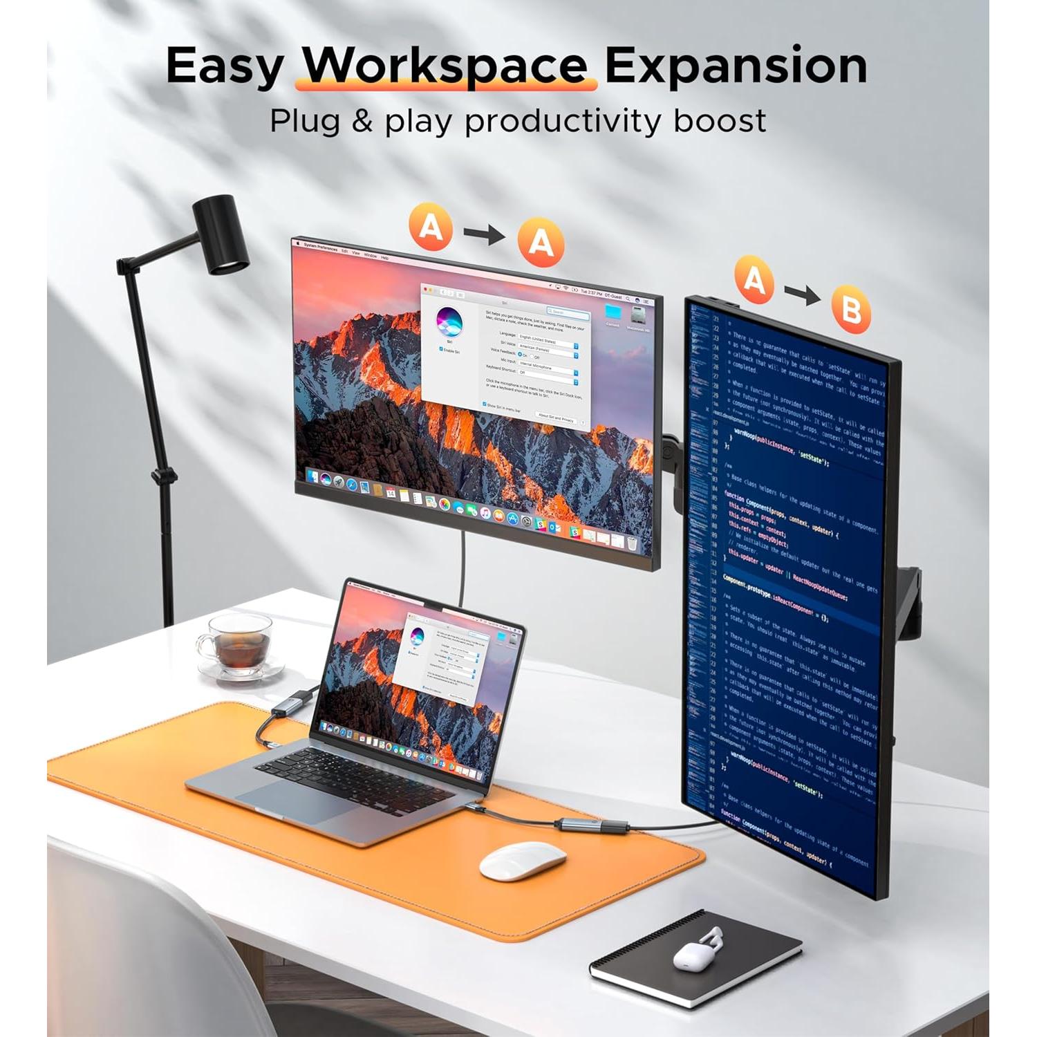 Adaptador USB C a HDMI 4K WARRKY, 30g, 11.8x8.9cm