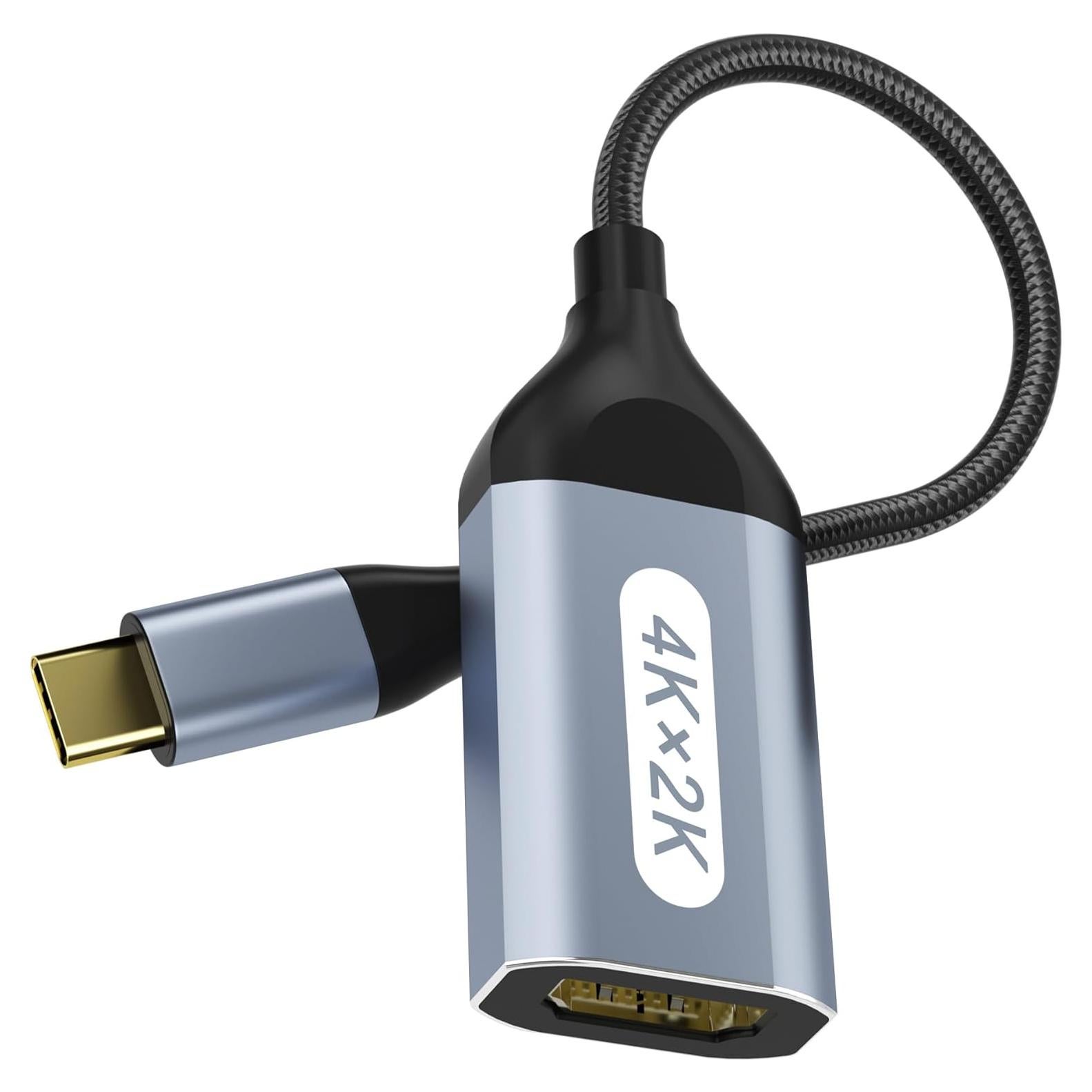 Adaptador USB C a HDMI 4K AUKOKIOULA - Compatible con iPhone 15