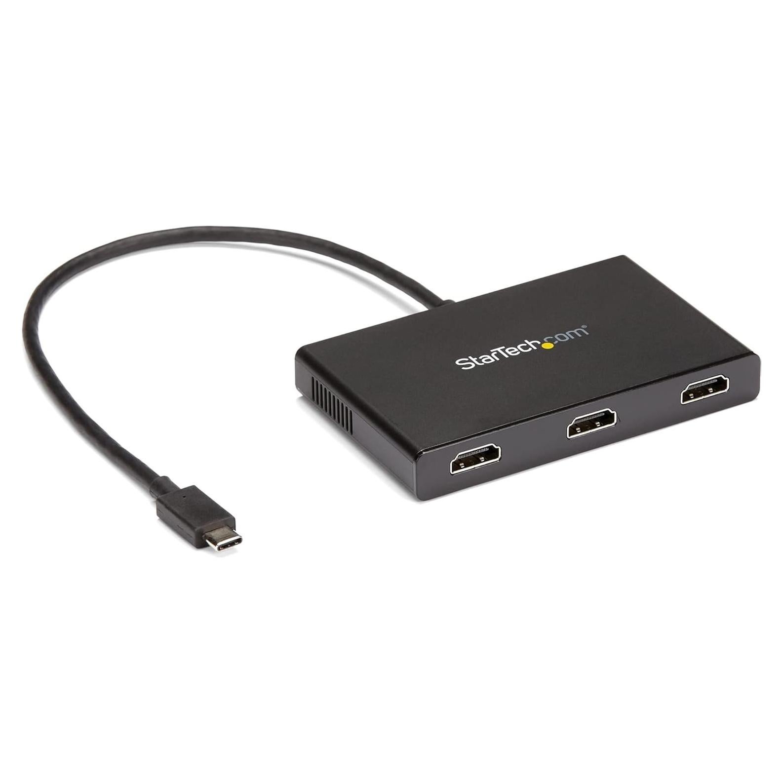 Adaptador USB-C a 3x HDMI StarTech.com MSTCDP123HD 1080p