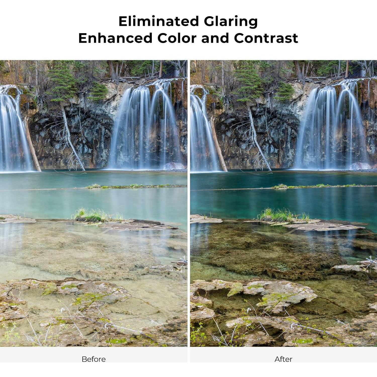 Filtro Polarizador Magnético K&F Concept 49mm + Anillo Básico