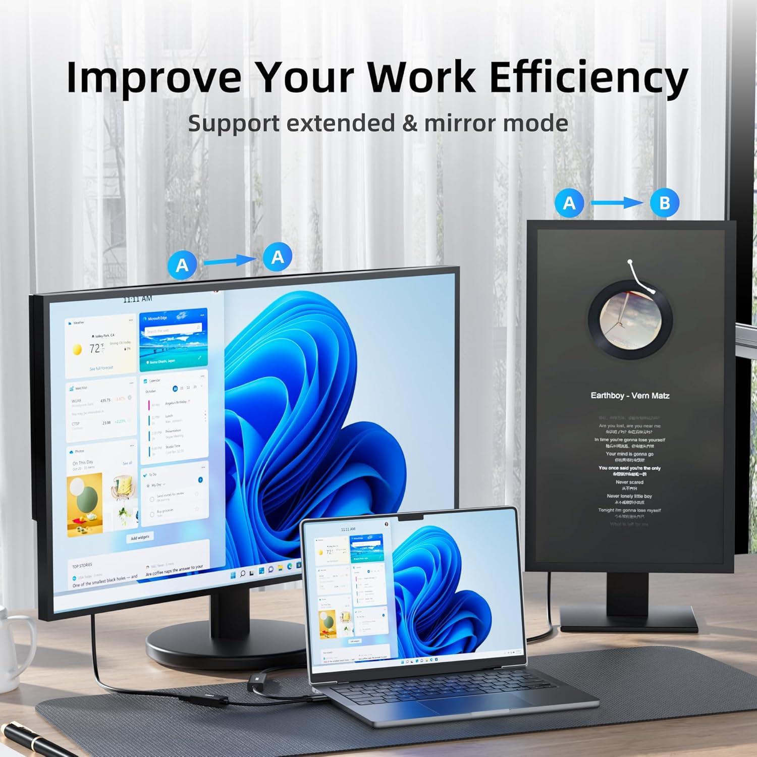 Adaptador USB C a HDMI 4K Loryi - Compatible con iPhone 15 Pro