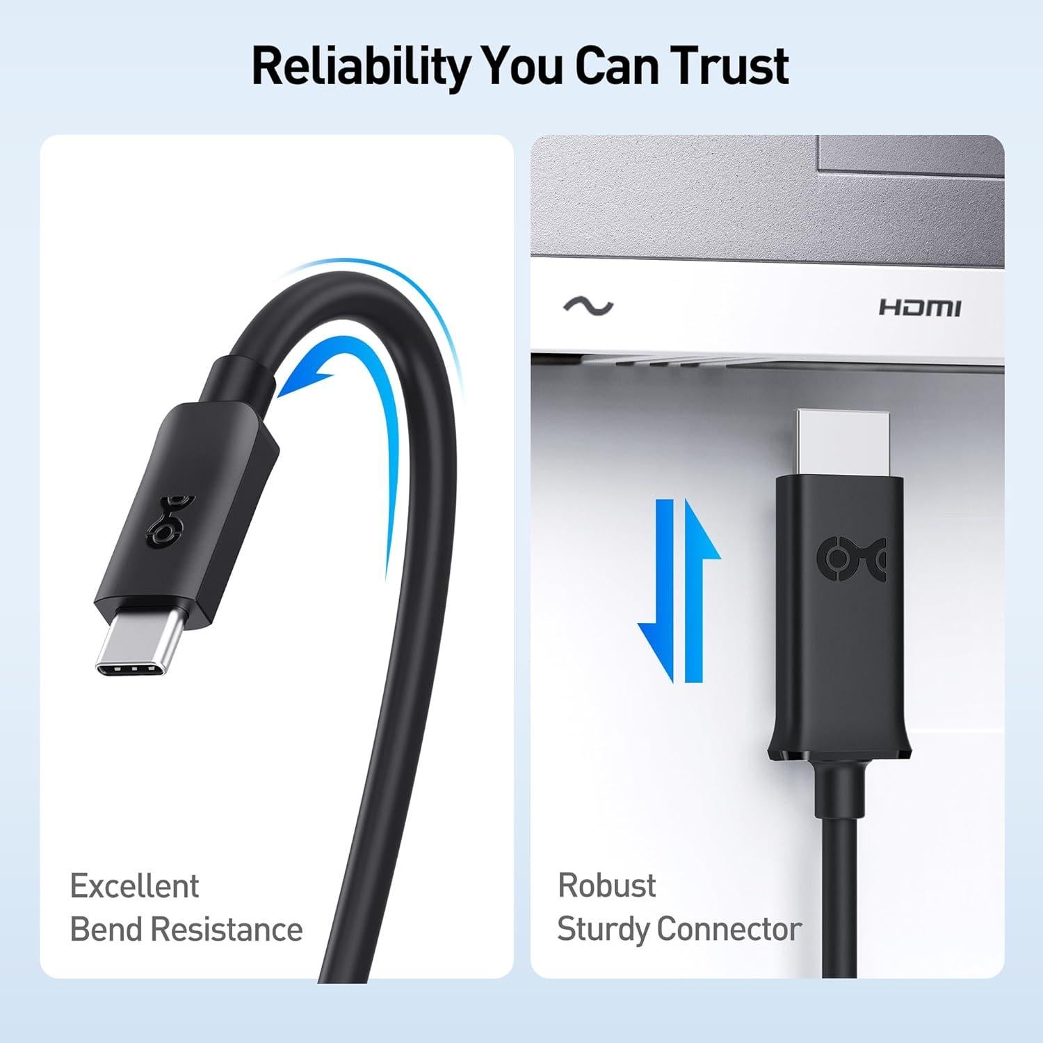 Cable HDMI USB-C 1.83m Cable Matters 4K 60Hz Negro