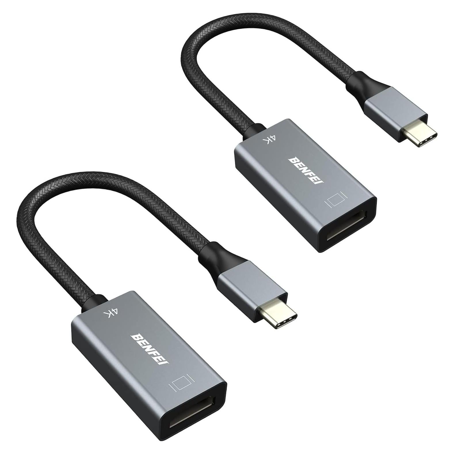 Adaptador USB-C a HDMI 4K 60Hz BENFEI - 2 Pack Gris