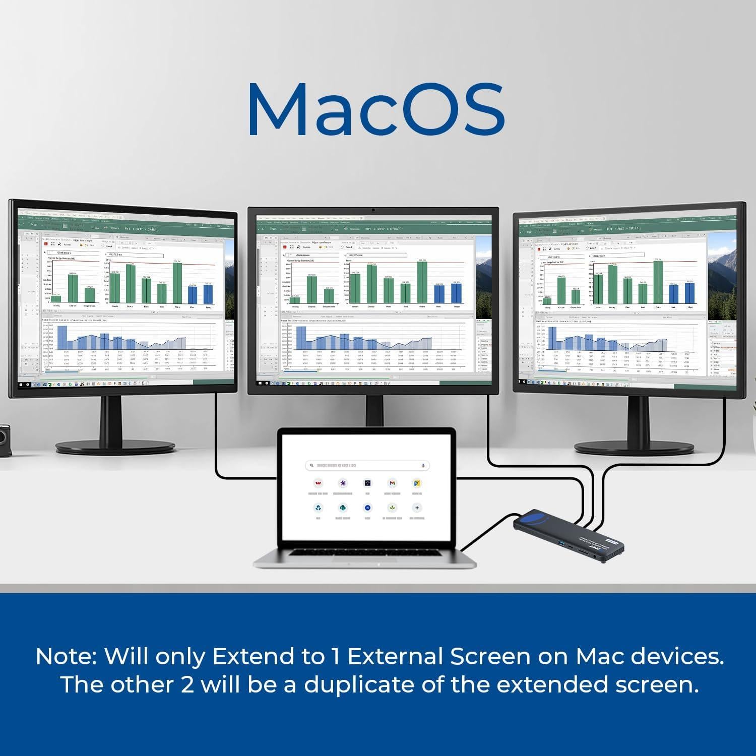 OREI Estación de Acoplamiento USB-C 12 en 1 - 2x HDMI, 1x DP, 100W PD
