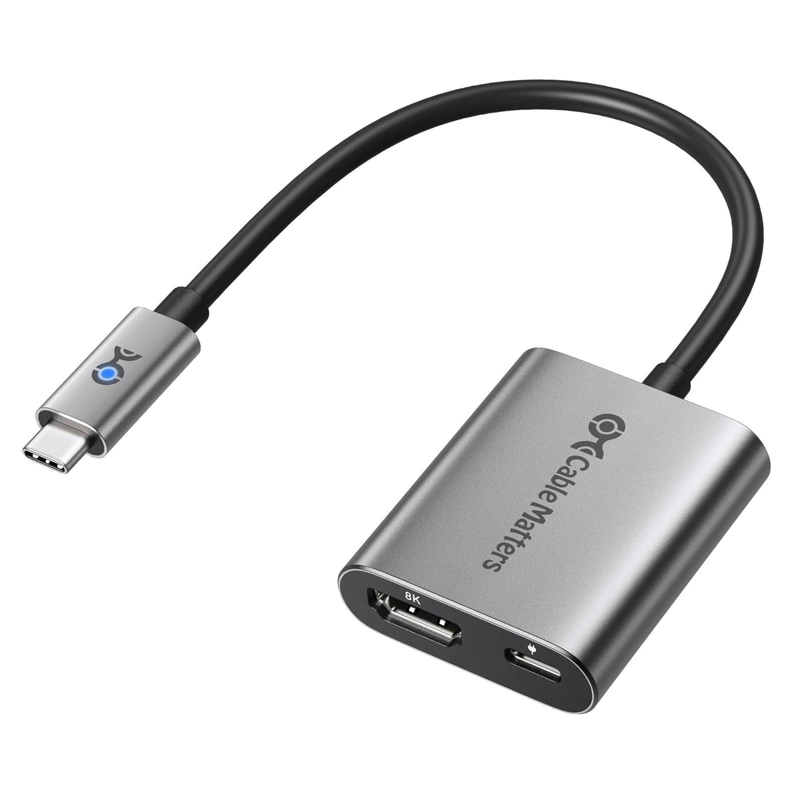 Adaptador USB C a HDMI 2.1 Cable Matters 8K 60Hz 100W