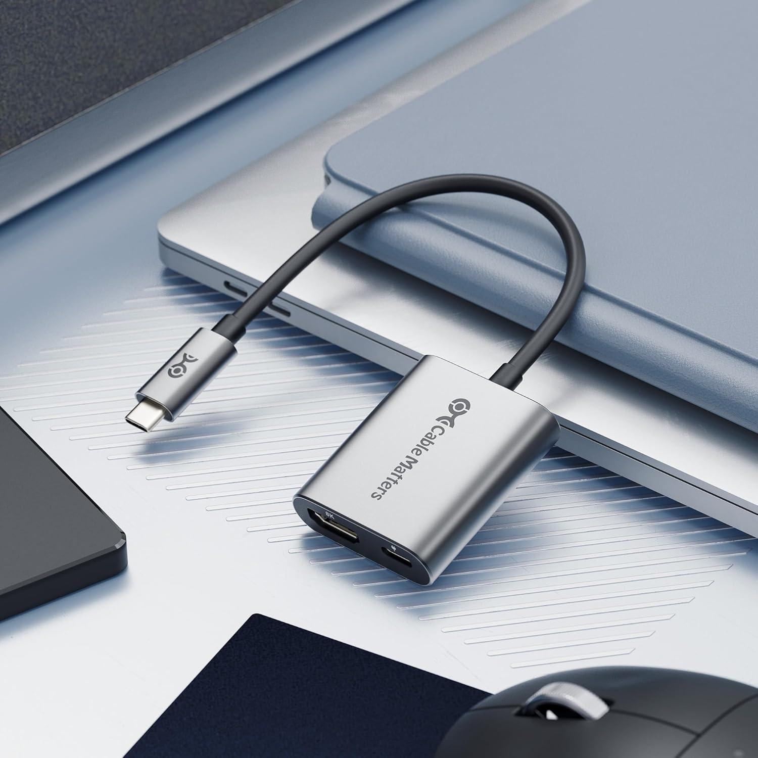 Adaptador USB C a HDMI 2.1 Cable Matters 8K 60Hz 100W