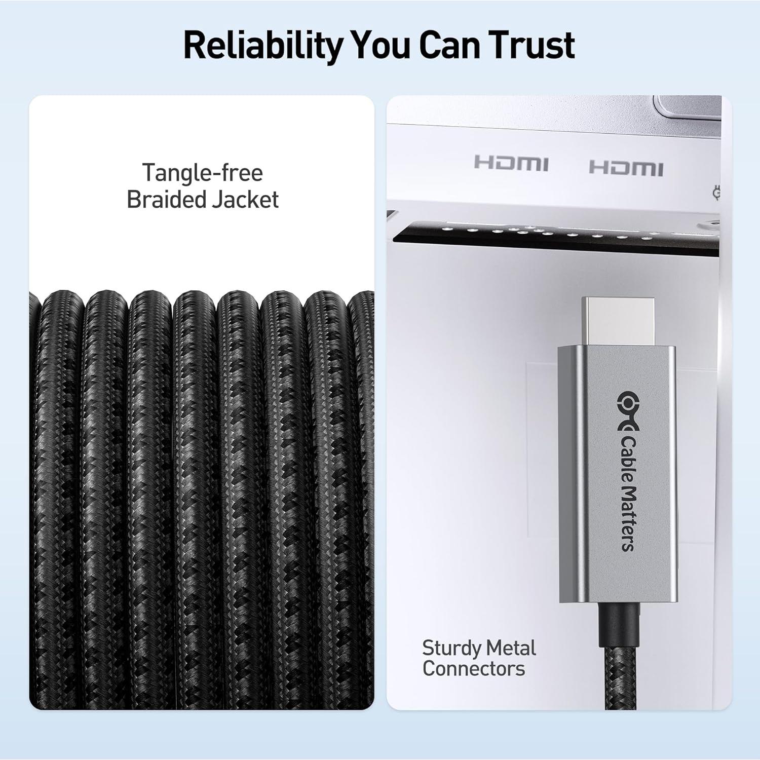 Cable USB-C a HDMI 2.1 Cable Matters 1.83m 8K 60Hz