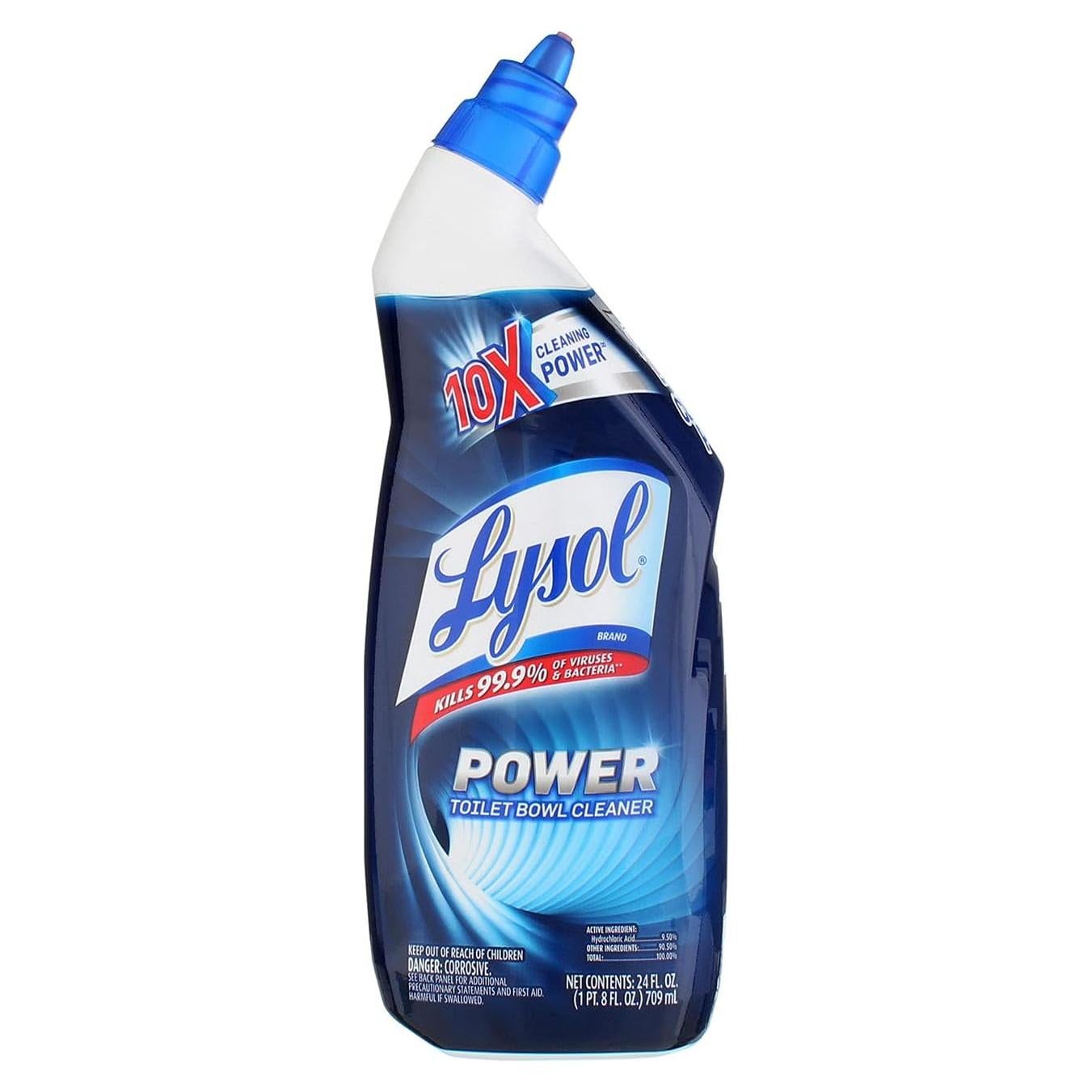 Limpiador de Inodoro Gel Lysol Power 24oz Pack de 3
