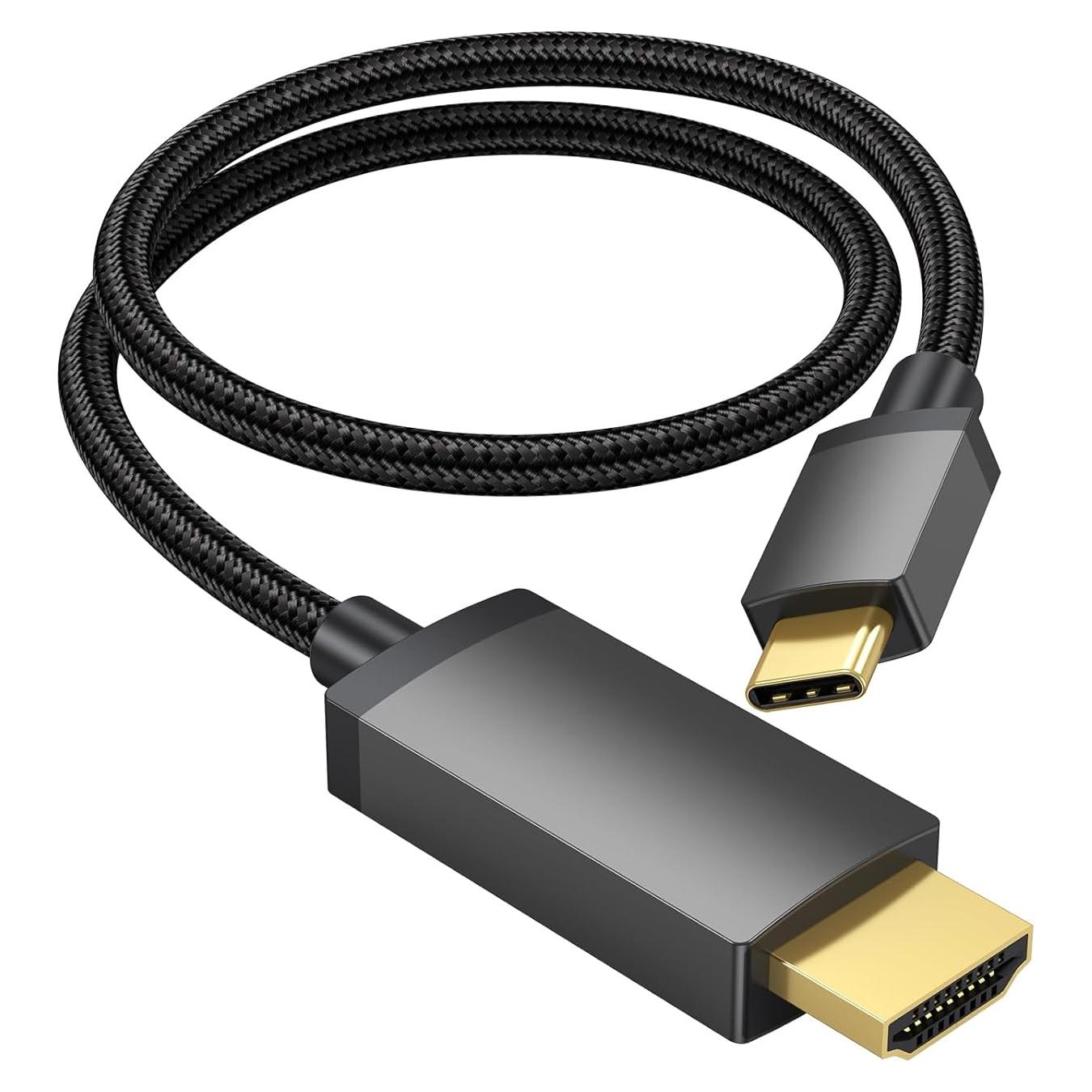 Cable USB C a HDMI 4K 0.46 m Vorothin Gris