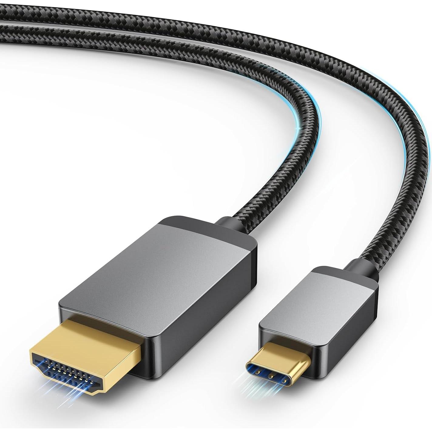 Cable USB C a HDMI 4K 0.46 m Vorothin Gris