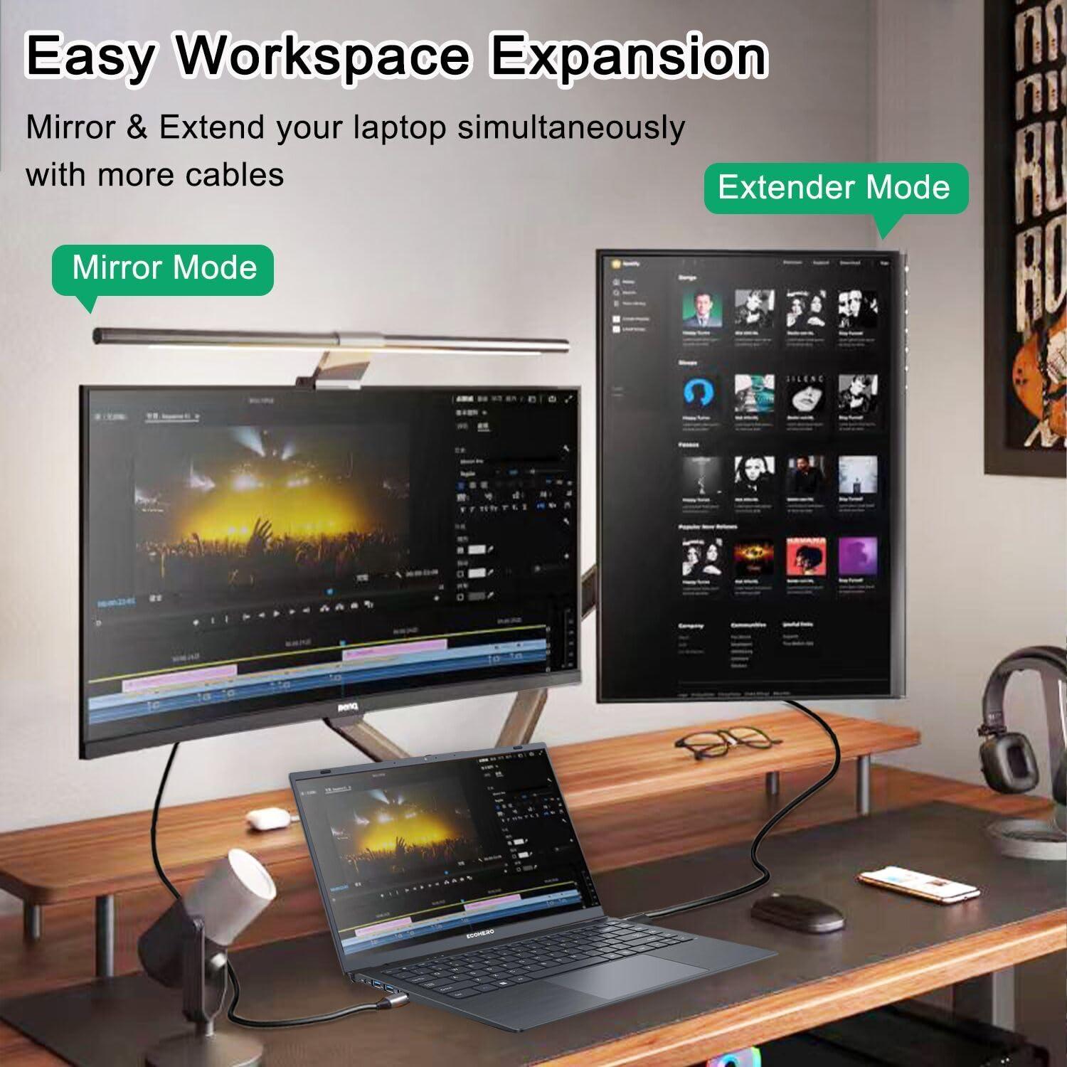 Cable HDMI Ankky 2m USB C a HDMI 4K para iPhone 15/16