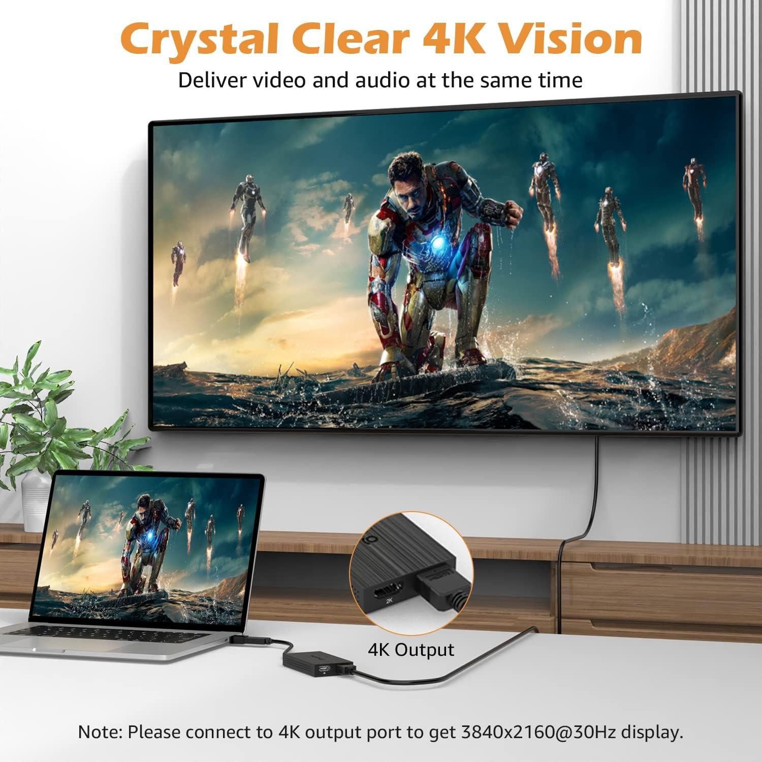 Adaptador WAVLINK USB 3.0/USB-C a Doble HDMI 1080p