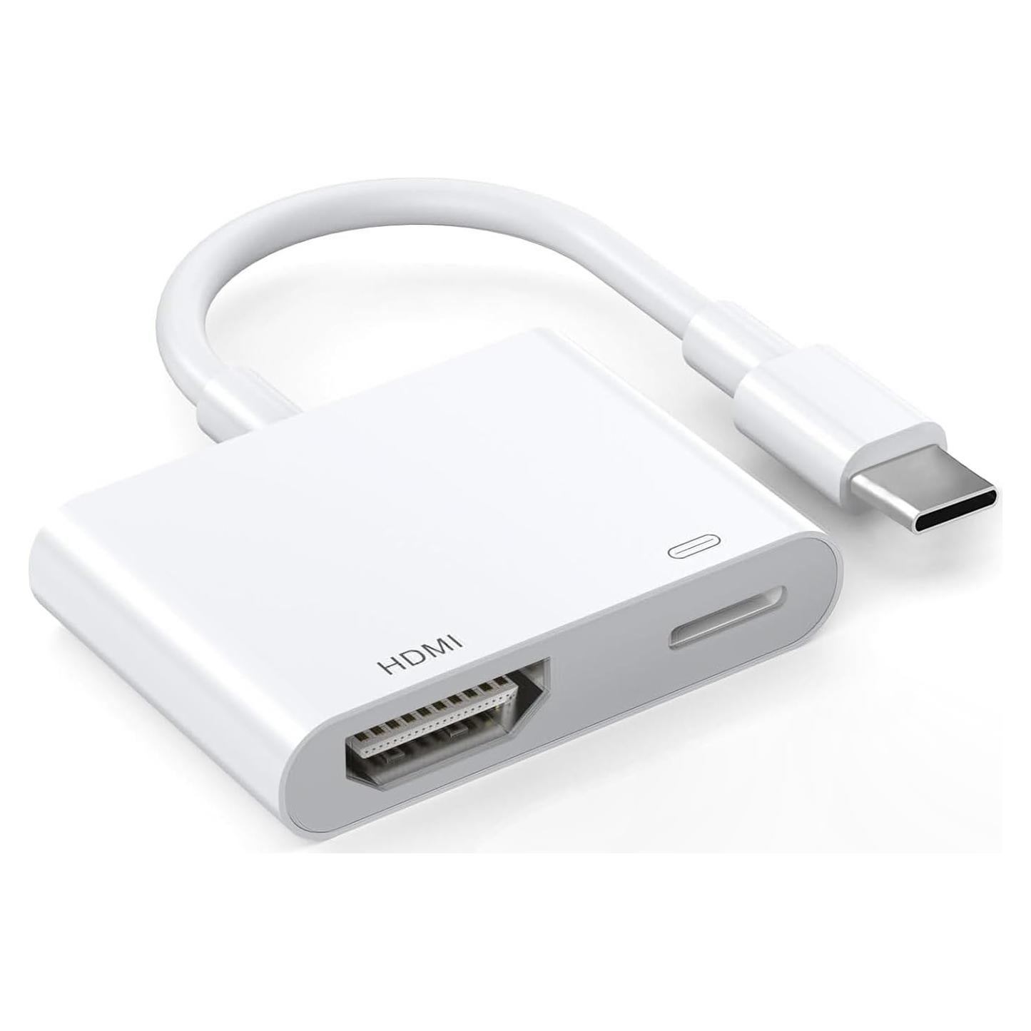 Adaptador USB-C a HDMI Wahbite 4K 60Hz para iPhone y Mac