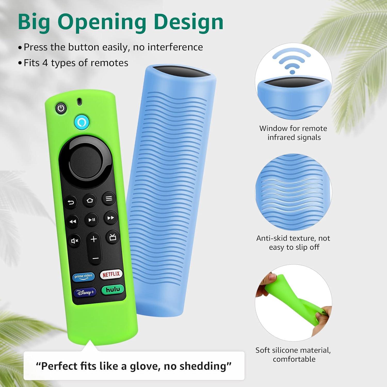 Funda Protectora Hilangsan para Control Remoto TV Stick 4K - 3 Pack