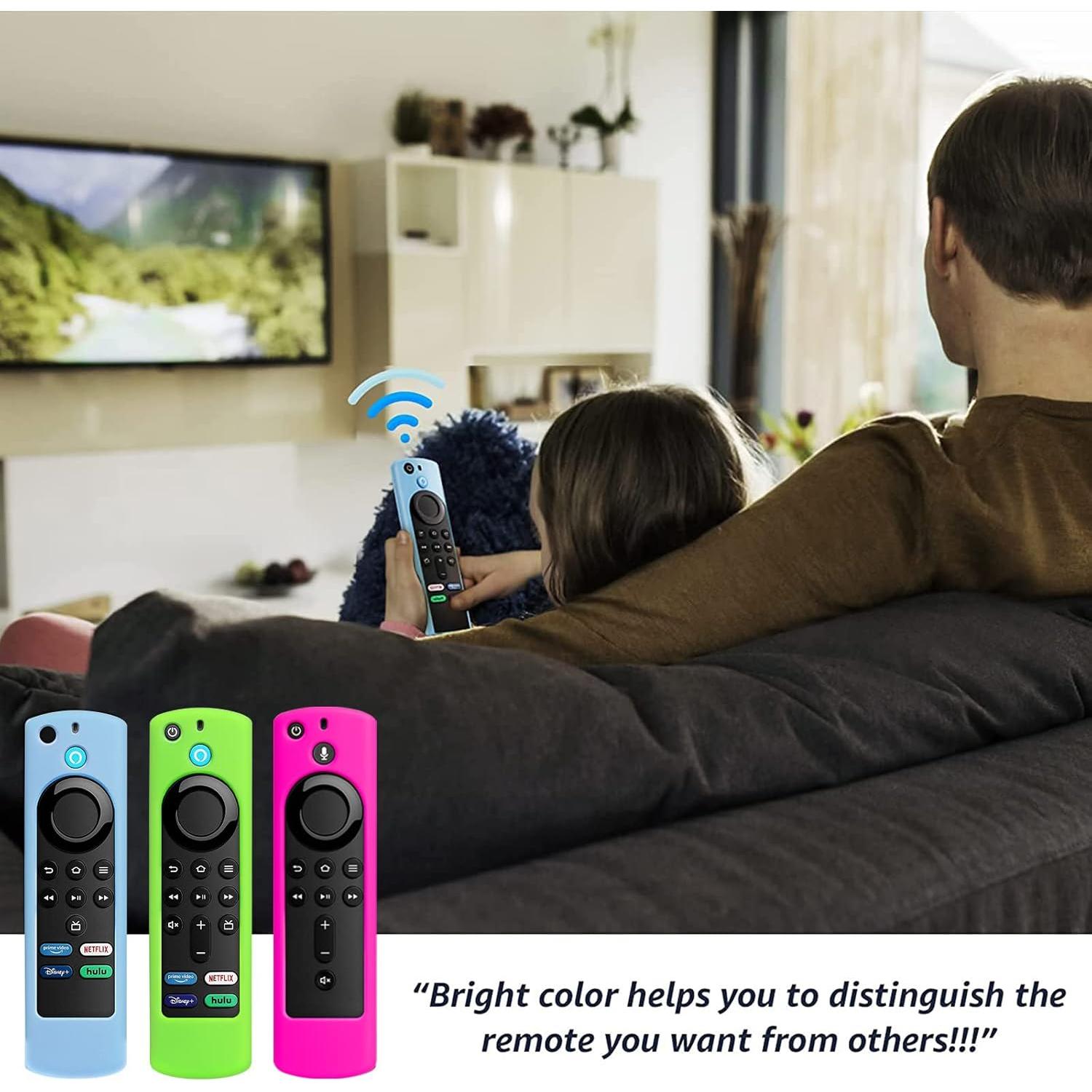 Funda Protectora Hilangsan para Control Remoto TV Stick 4K - 3 Pack