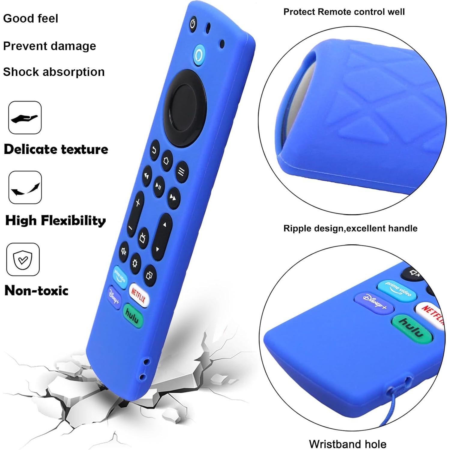 Funda de Silicona Pinowu para Control Remoto Fire TV Stick 4K