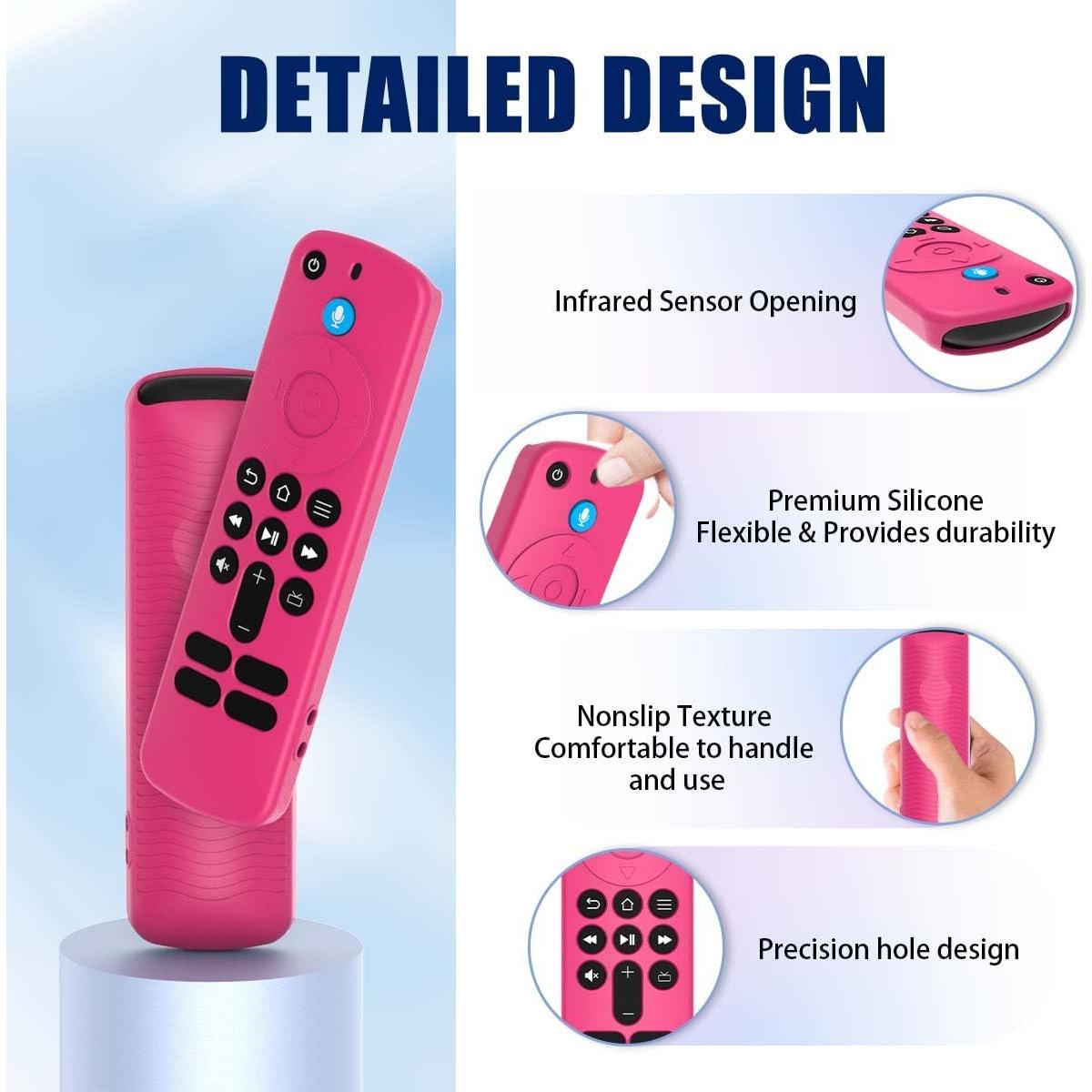 Funda de Silicona para Control Remoto Fire TV Stick HD/4K 2024/2023