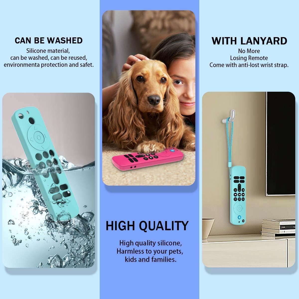 Funda de Silicona para Control Remoto Fire TV Stick HD/4K 2024/2023