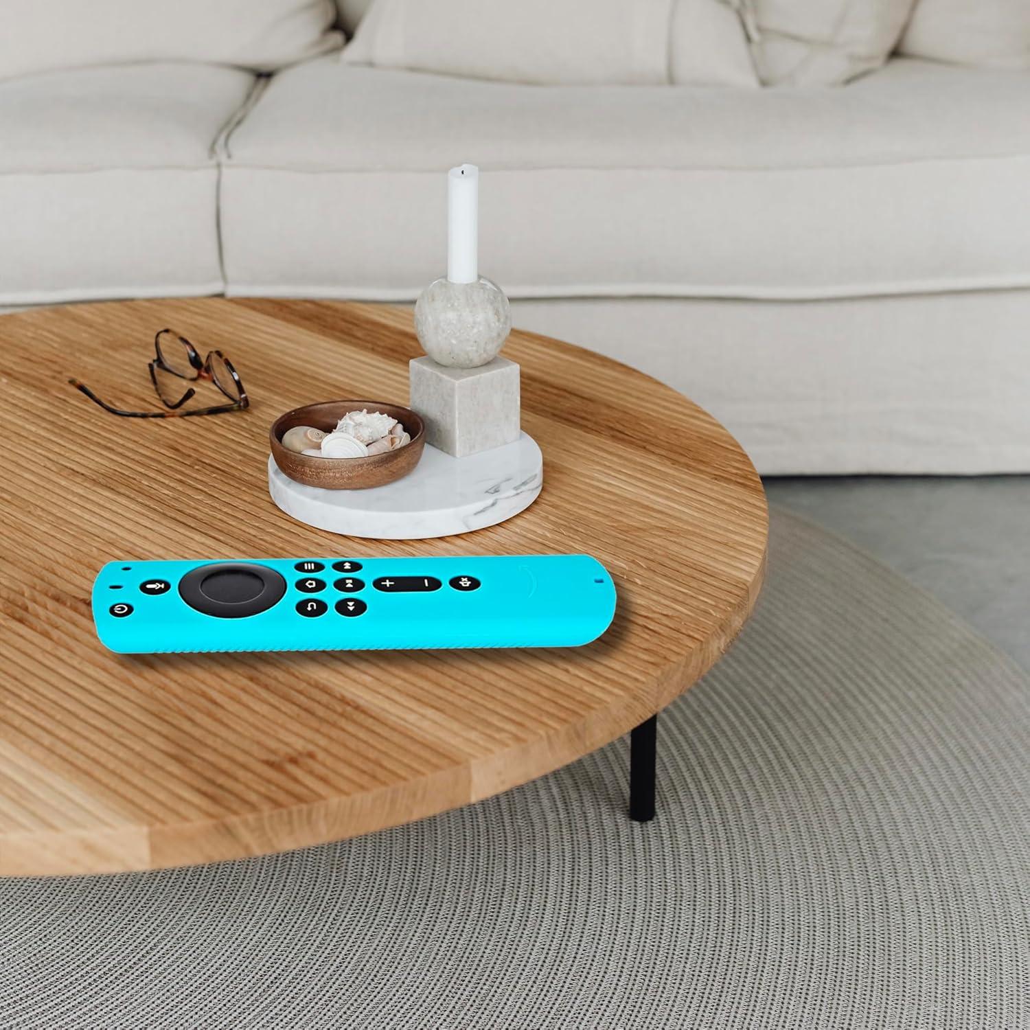 Funda de Silicona Azul Brillante para Control Remoto Firestick