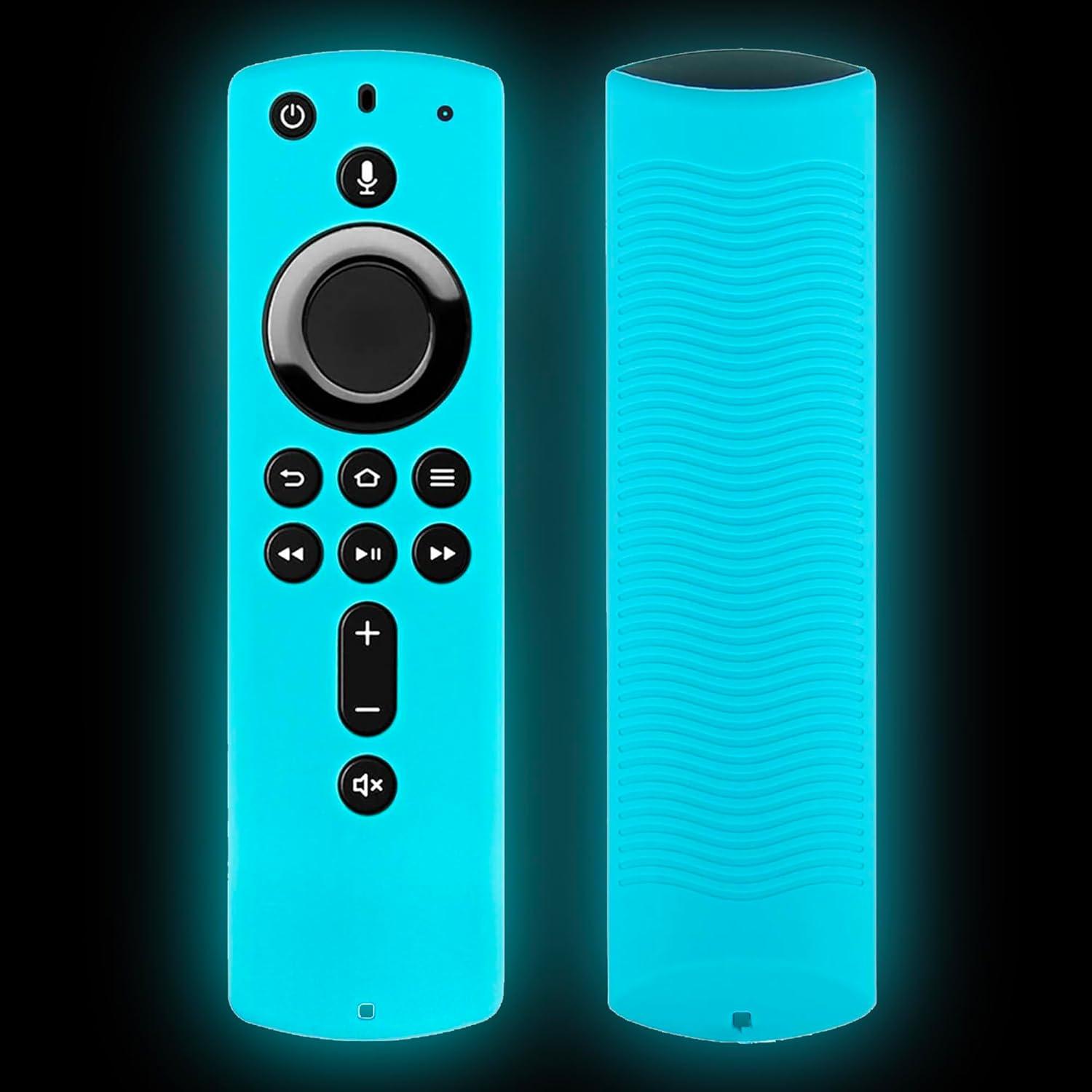 Funda de Silicona Azul Brillante para Control Remoto Firestick