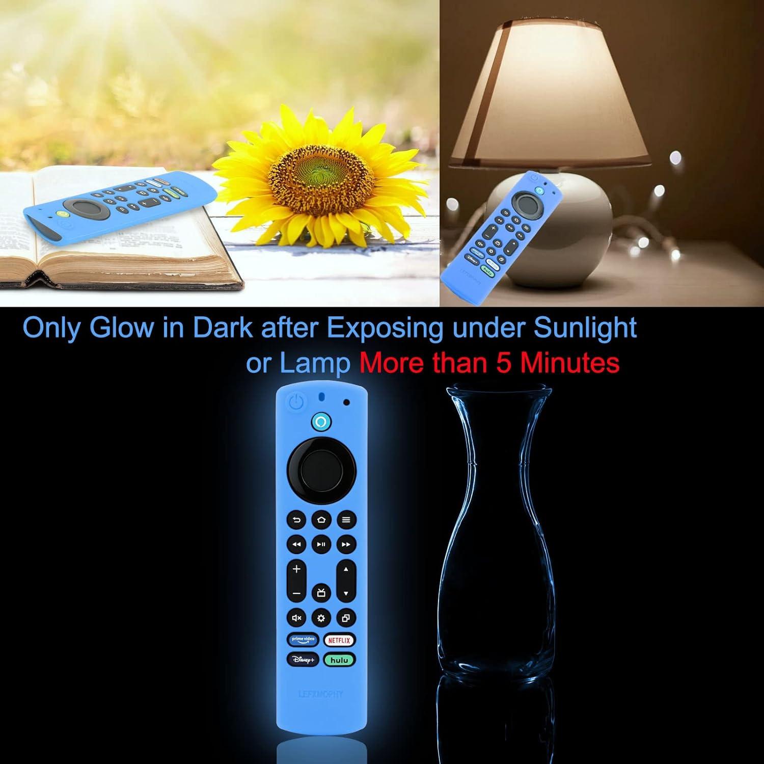 Funda de Silicona Brillante Azul para Control Remoto Toshiba/Insignia