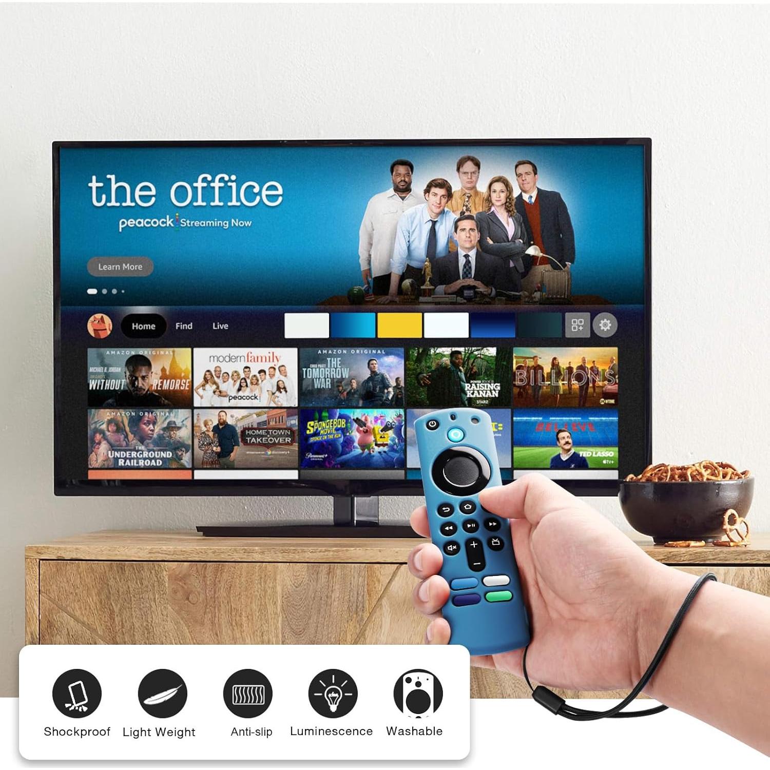 Funda de Silicona Antideslizante ONEBOM para Control Remoto Lenovo