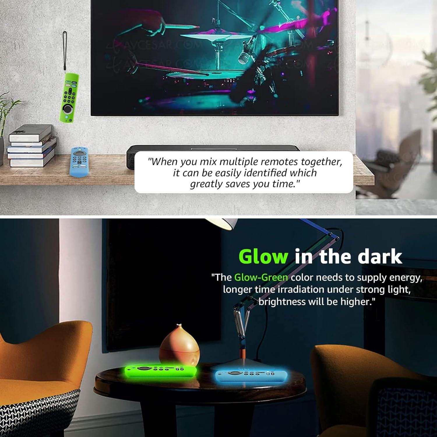 Funda de Silicona Antideslizante ONEBOM para Control Remoto Lenovo