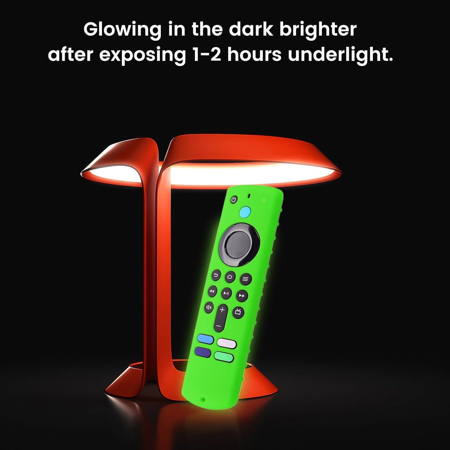 Funda de Control Remoto Verde Brillante Weishan para Lenovo/TCL FireTV Stick 3ra Generación